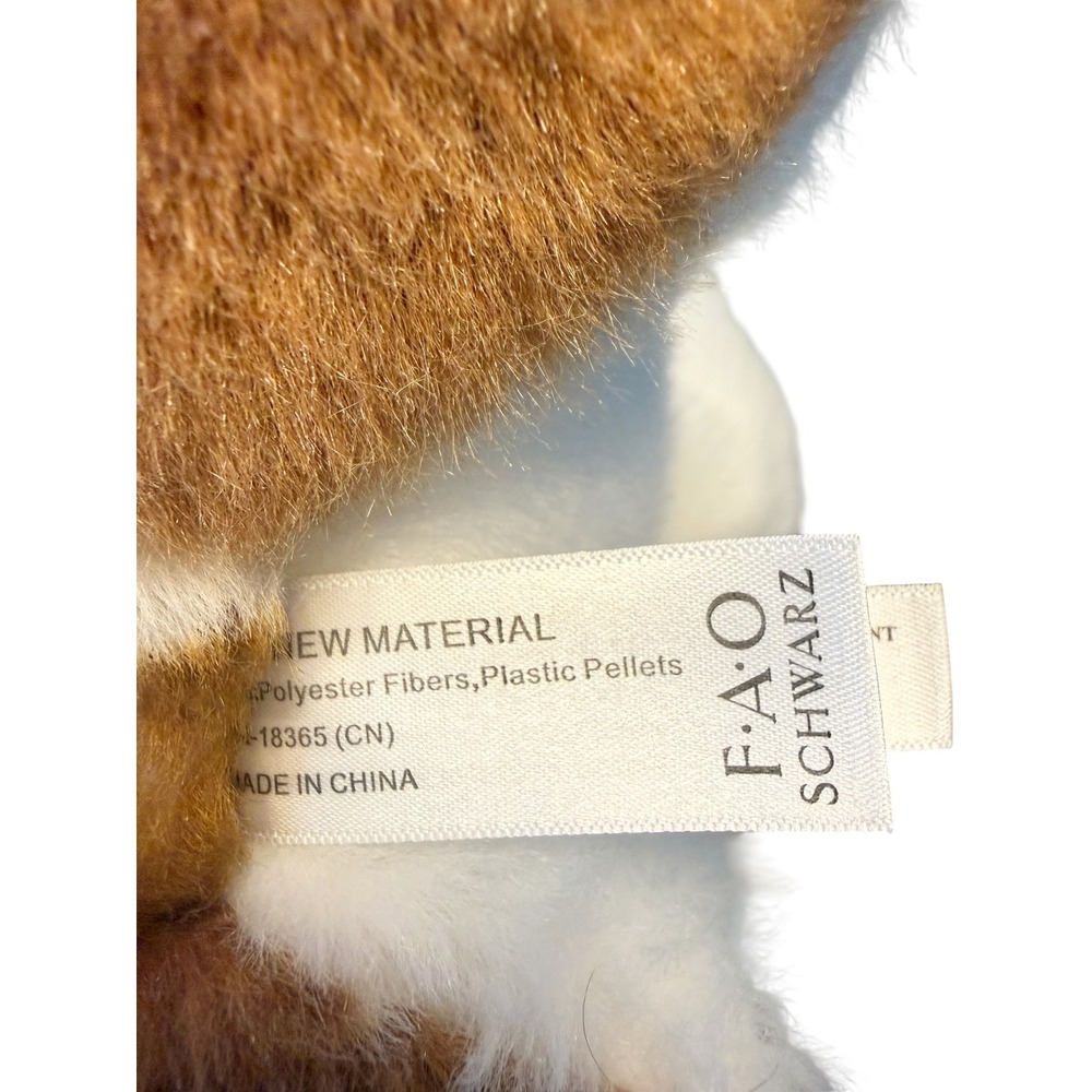 FAO Schwarz Plush Deer Fawn Spotted Brown White Stuffed Animal Realistic Toy - Picture 6 of 7